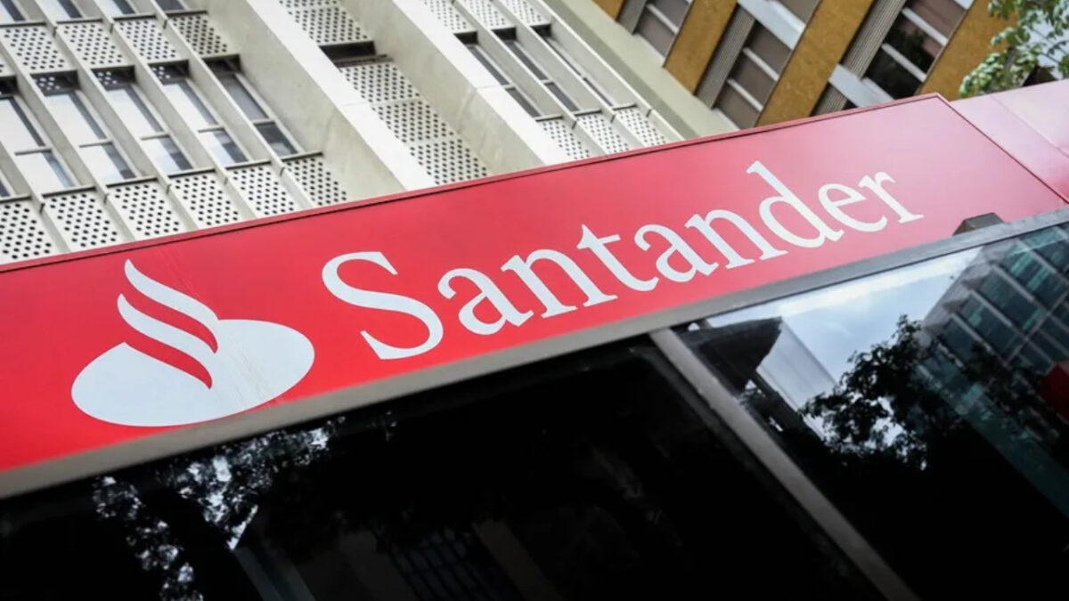 Cartel del Banco Santander - Economía
