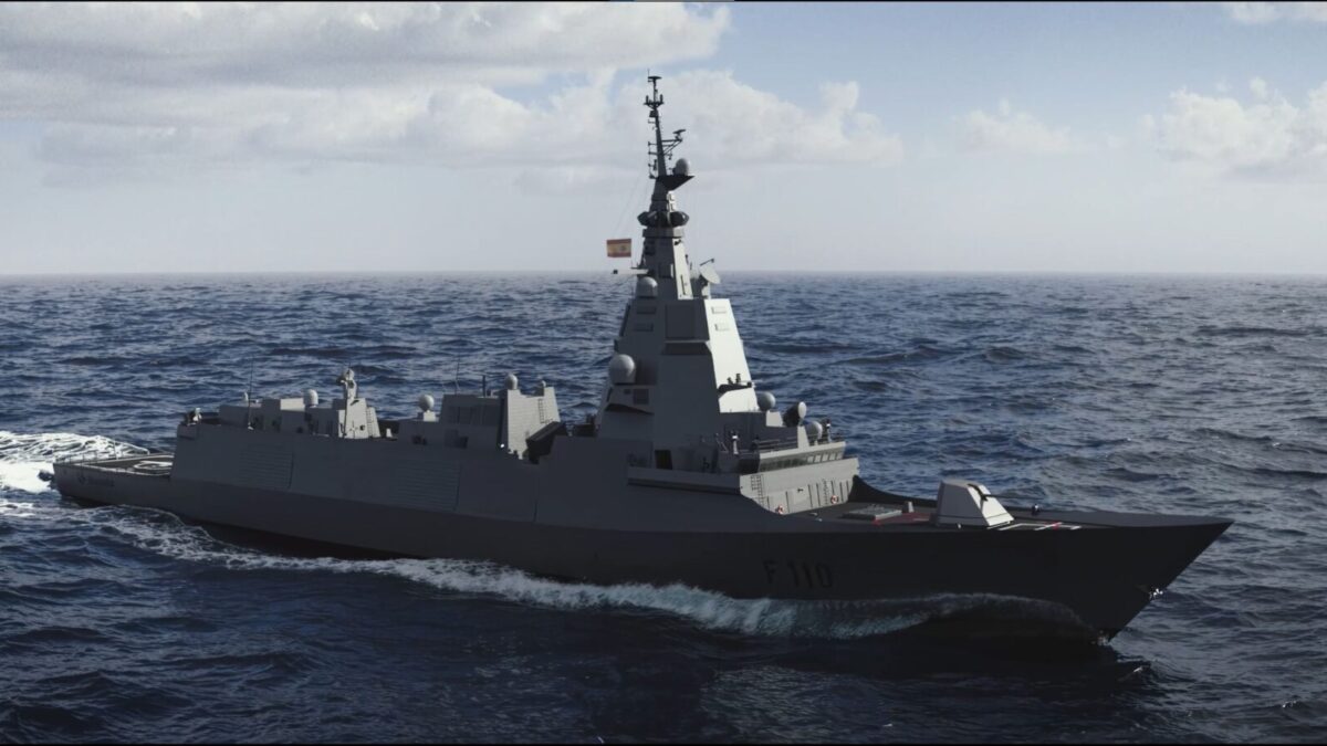 Diseño de corbeta fabricada por Navantia.