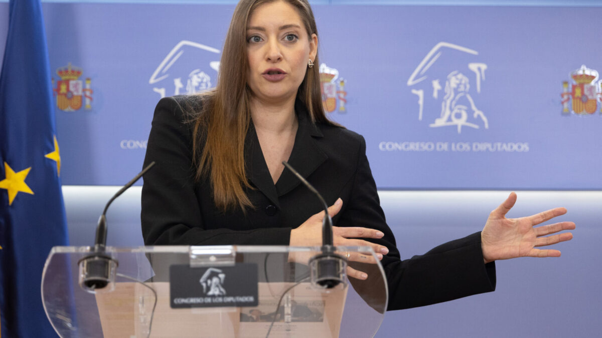 La portavoz del PP, Ester Muñoz, en el Congreso de los Diputados