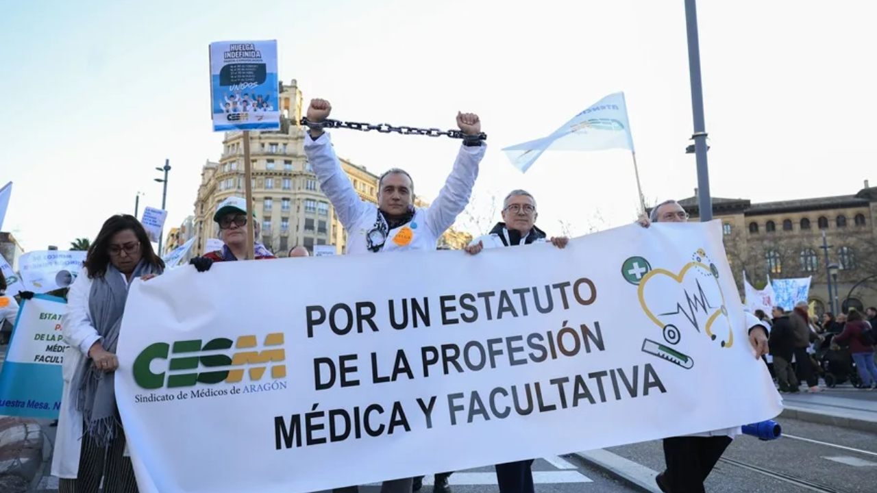 Huelga de médicos en Aragón - Economía