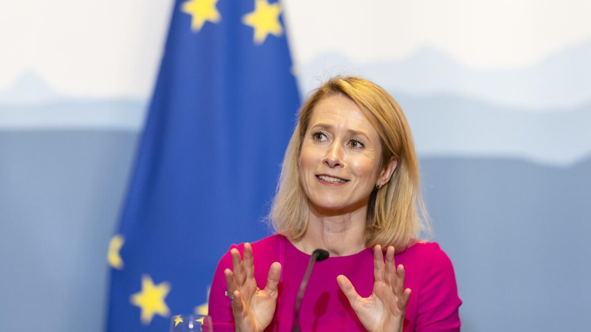La alta representante de la Unión Europea para Asuntos Exteriores y Seguridad, Kaja Kallas.