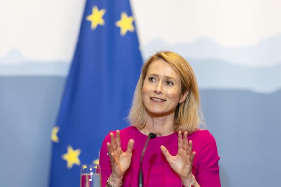 La alta representante de la Unión Europea para Asuntos Exteriores y Seguridad, Kaja Kallas.