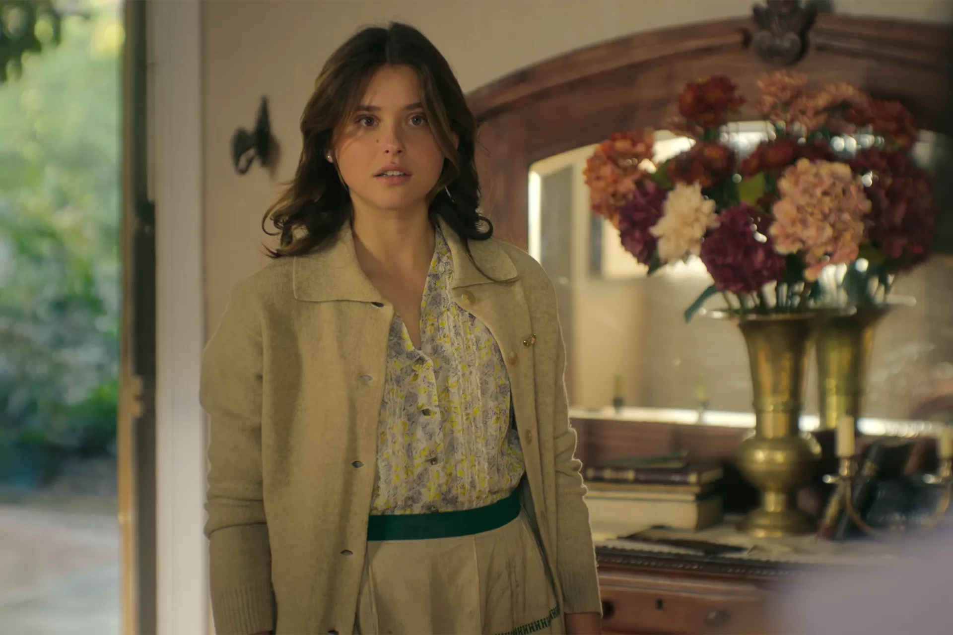 Clara del Valle, interpretada por la española Nicole Wallace en su juventud