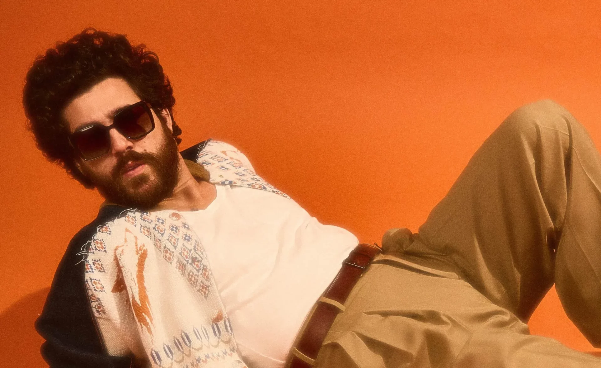 Ricardo Moya, cantante, músico y también conocido presentador del programa "El sentido de la birra"