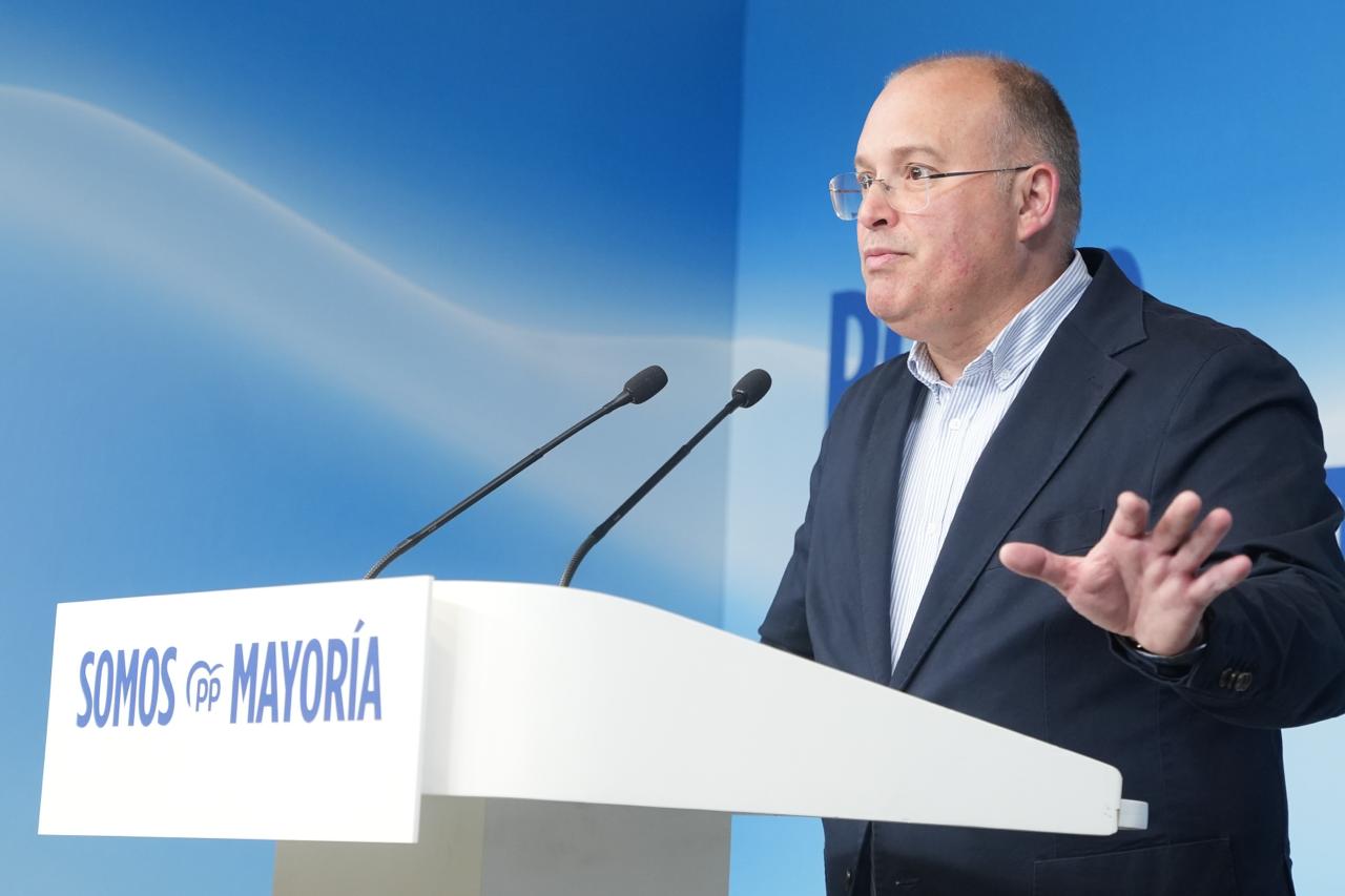 El secretario general del PP, Miguel Tellado