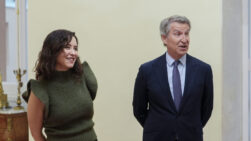 Feijóo y Ayuso en la Puerta del Sol
