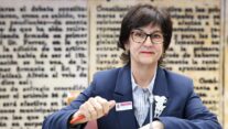 Cani Fernández en su última comparecencia en el Senado.