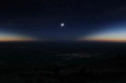 Fotografía de un eclipse total