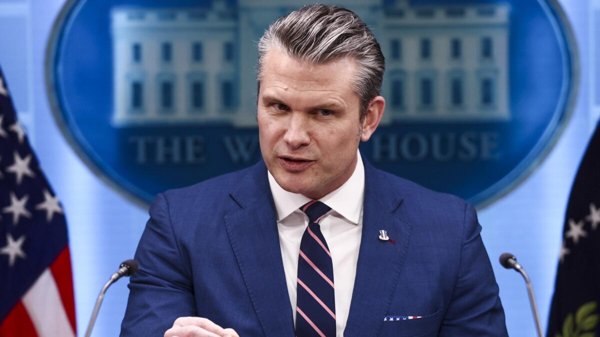 Pete Hegseth, secretario de Defensa de EEUU