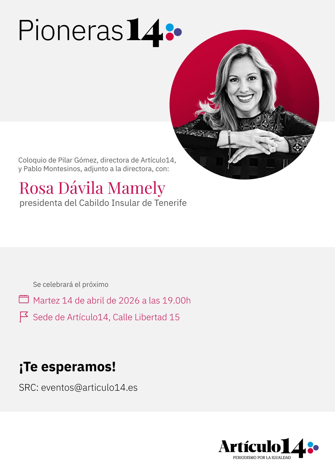 Rosa Dávila, una de las mujeres con más poder institucional en Canarias