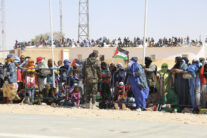 Saharauis en campamentos de la región argelina de Tinduf.
