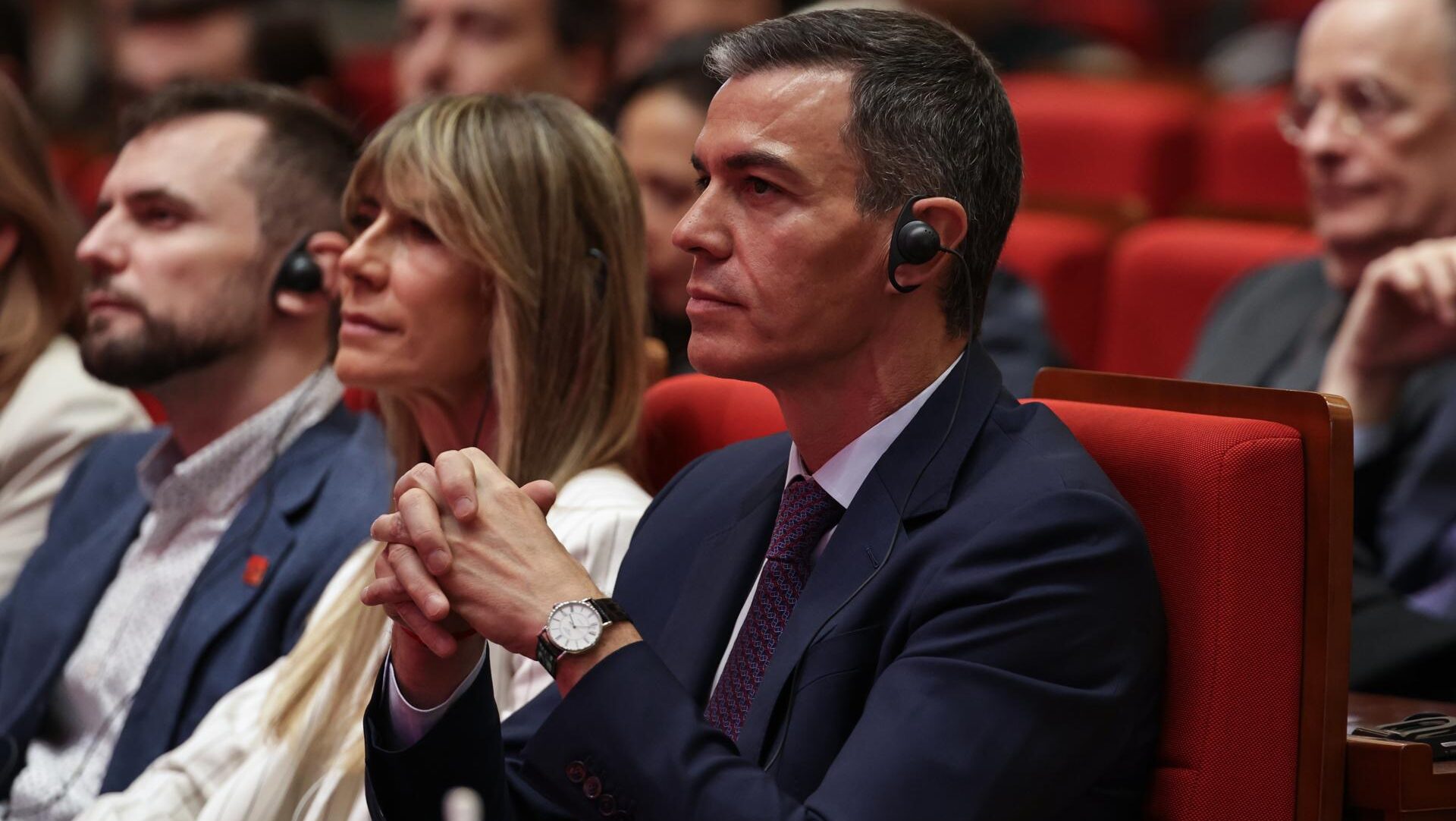 Pedro Sánchez y su esposa, Begoña Gómez.