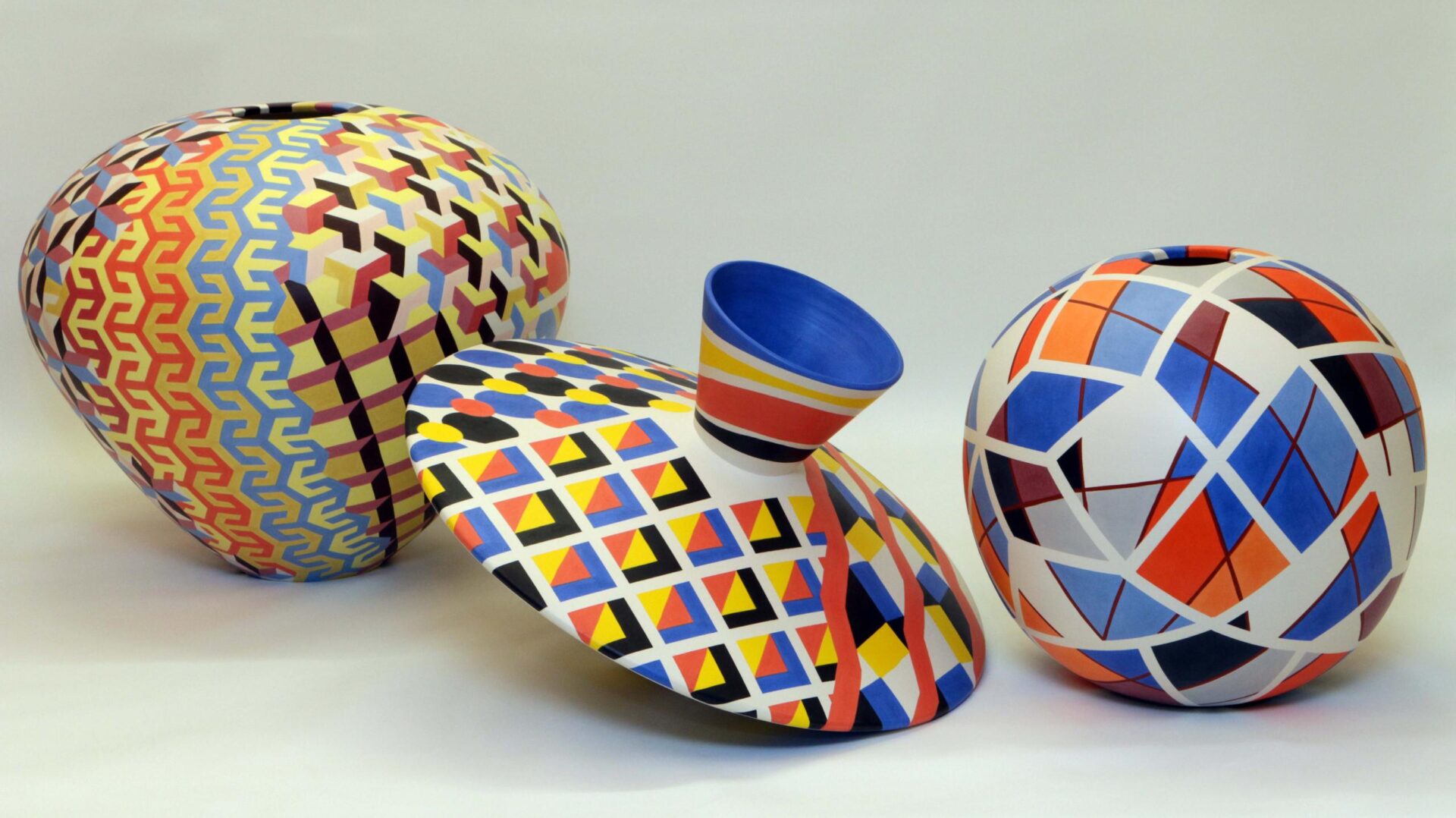 Algunas de las piezas de cerámica de Eloisa Gobbo