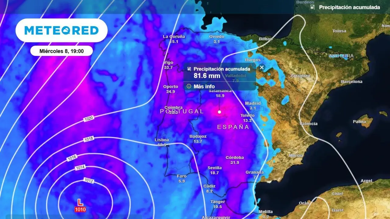 Previsiones del miércoles 8 de abril de 2026 - AEMET