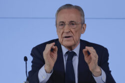 Florentino Pérez durante una rueda de prensa. EFE/ Juanjo Martín