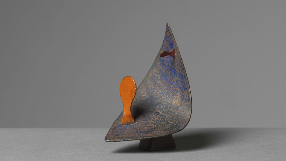 Alexander Calder. Azul, naranja y rojo (1945)