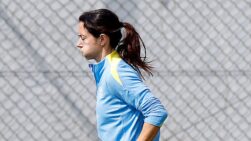 Aitana Bonmatí durante un entrenamiento.