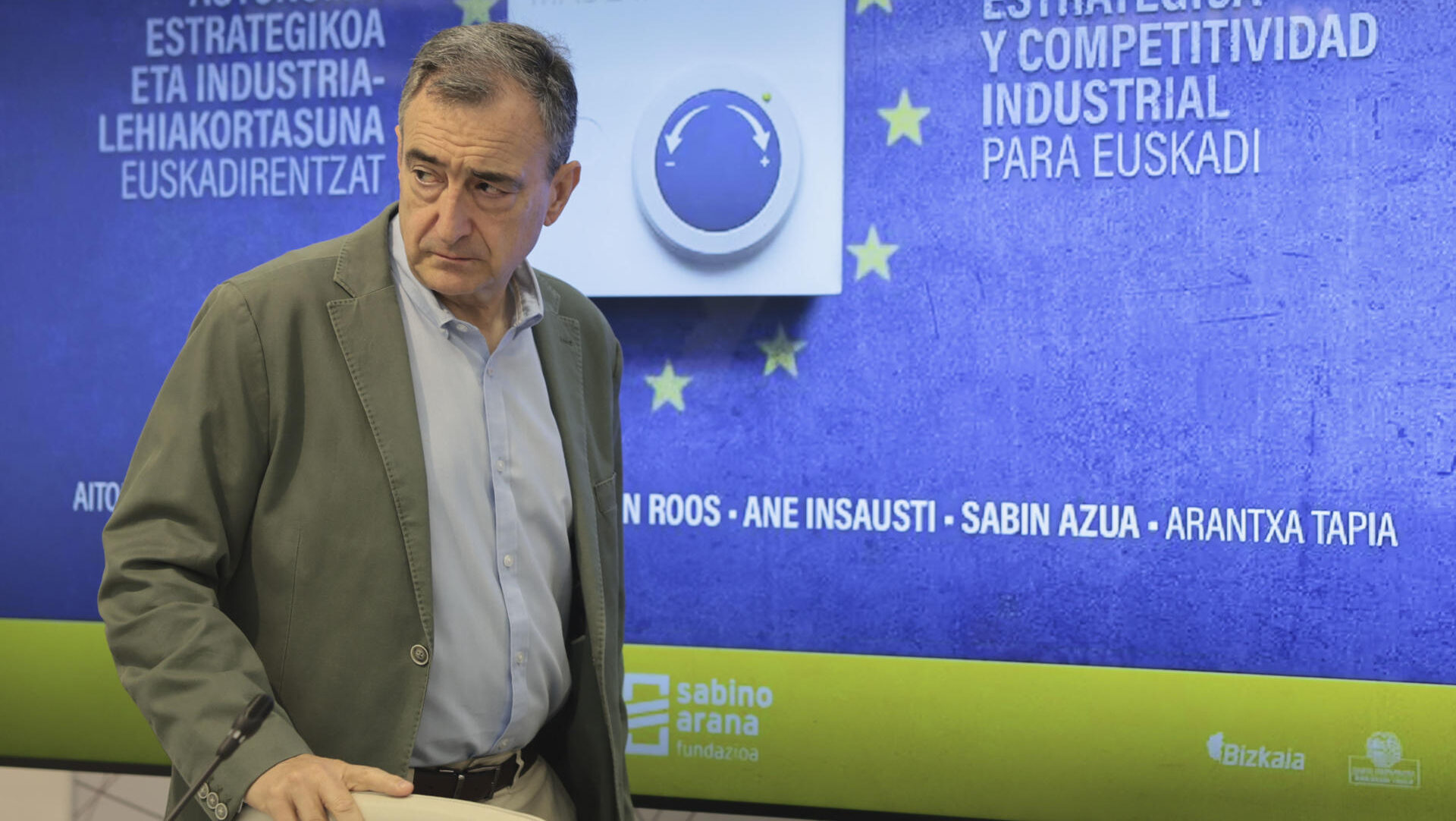 El presidente del PNV, Aitor Esteban. EFE/Luis Tejido