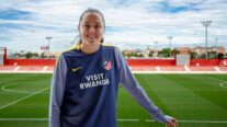 Amaiur Sarriegi, jugadora del Atletico de Madrid