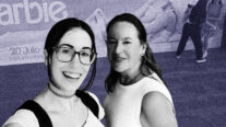Carla con su madre Blanca