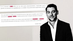 Carta de Jonathan Andic donde alude a un relato.