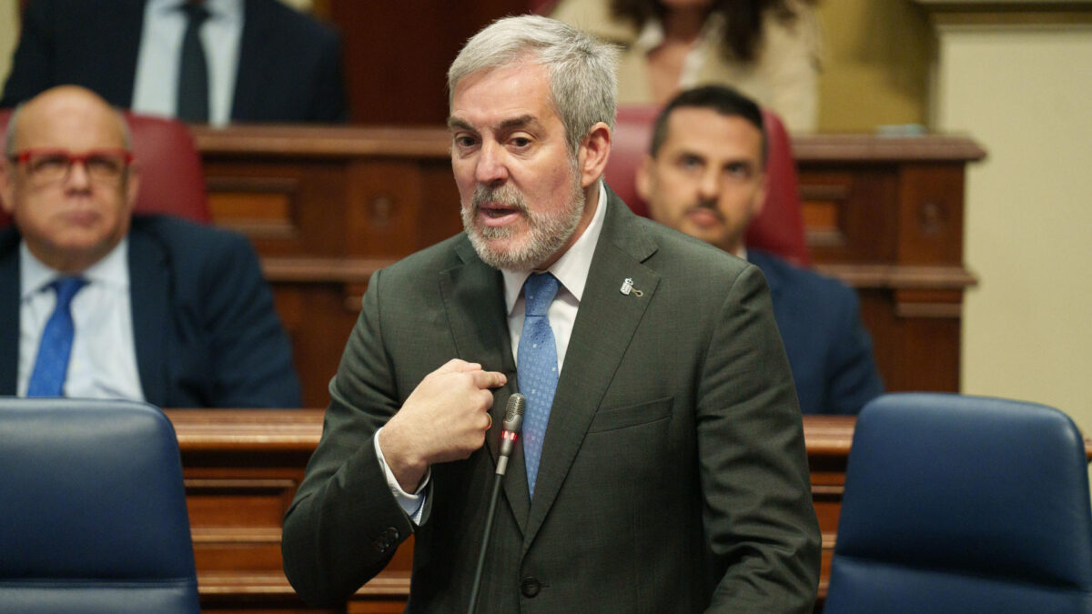 El presidente de Canarias, Fernando Clavijo