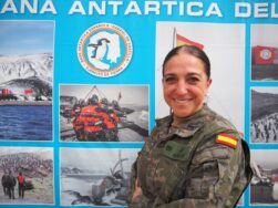 La Comandante Soledad Nogueras quien liderará la logística de la Campaña Antártica.