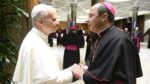 El obispo de Tenerife, Eloy Santiago, con el Papa León XIV