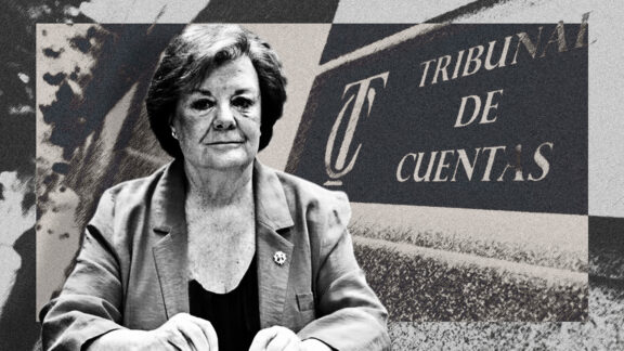 Enriqueta Chicano, presidenta del Tribunal de Cuentas.