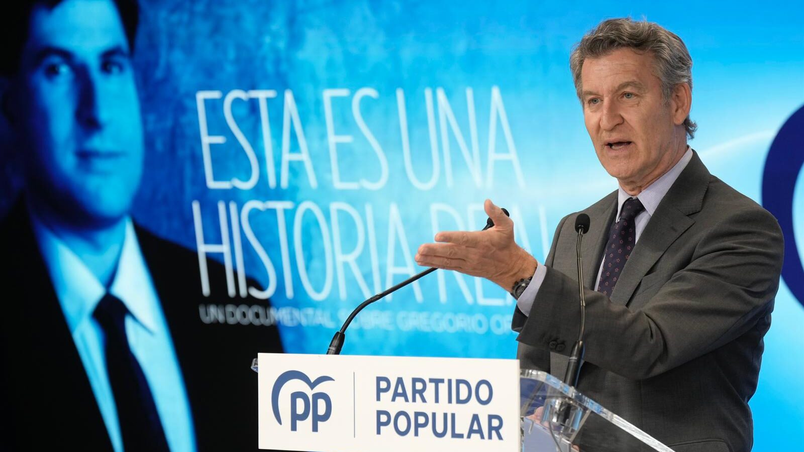 El líder del Partido Popular, Alberto Núñez Feijóo.