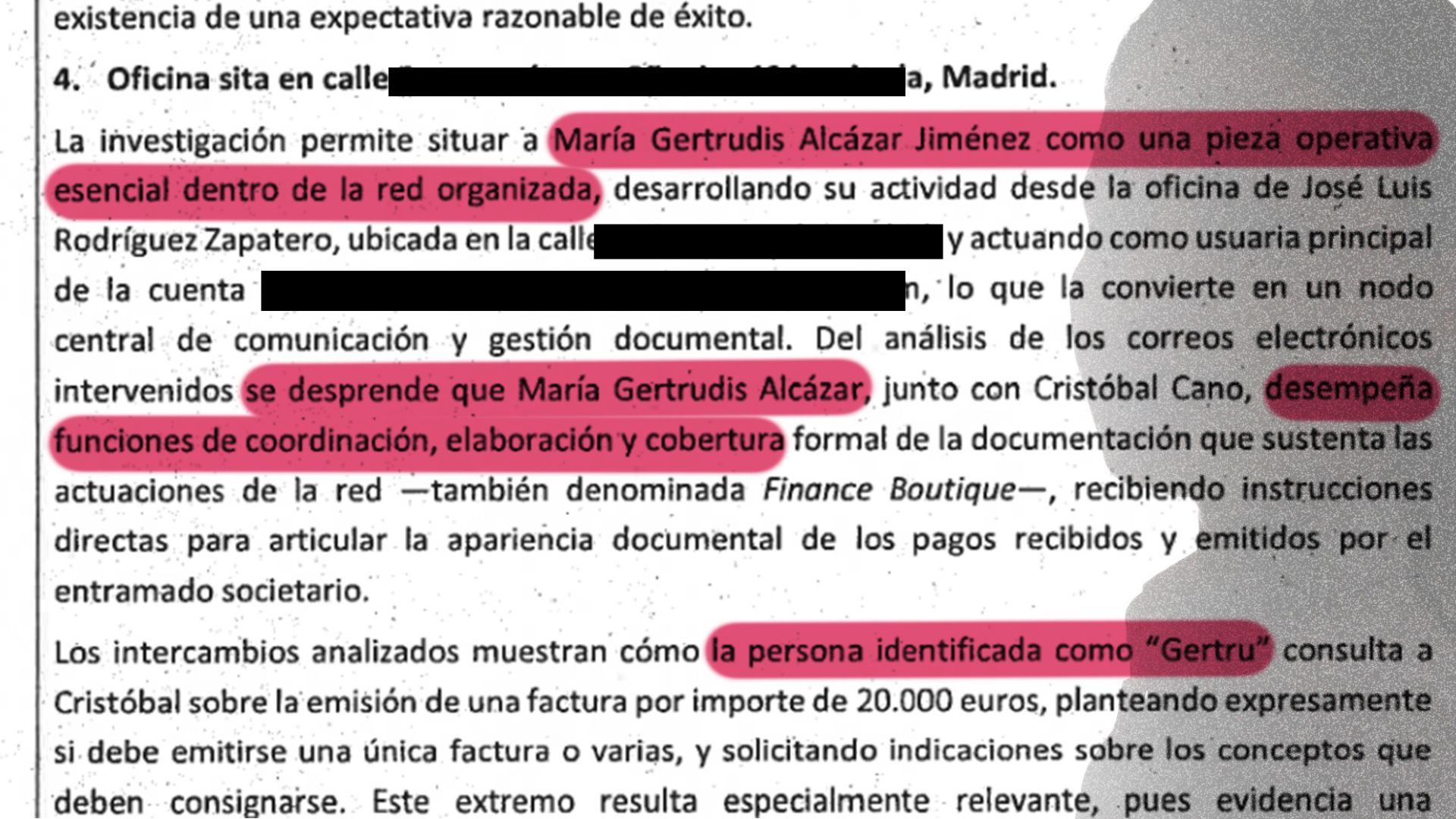 La trama de Zapatero con Gertrudis Alcázar La trama de Zapatero con Gertrudis Alcázar