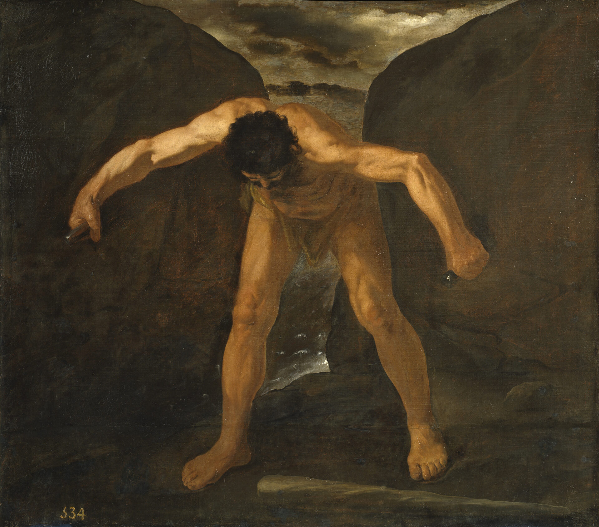 'Hércules separa los montes Calpe y Abyla', por Zurbarán