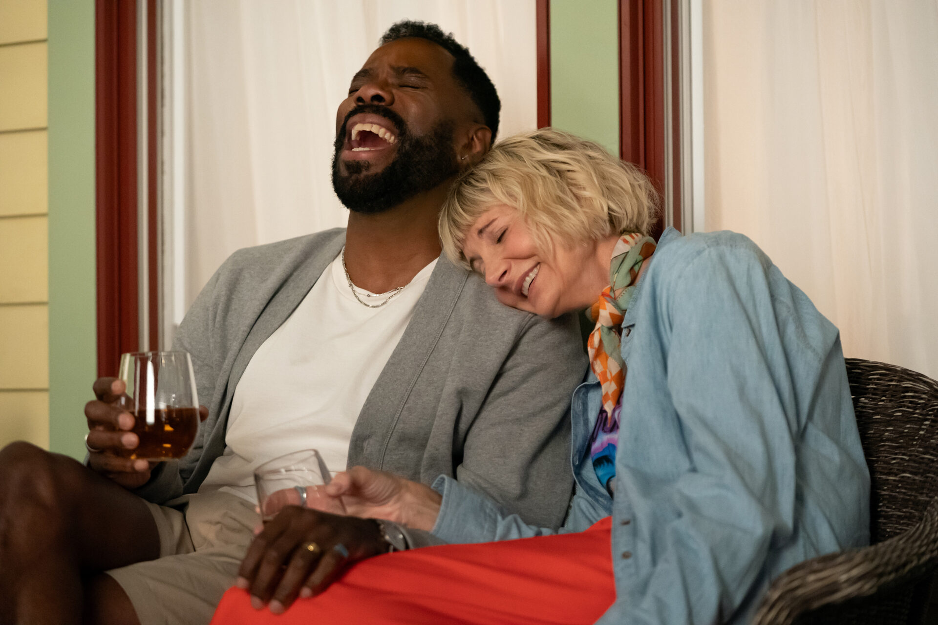 THE FOUR SEASONS, SEASON 2. (L to R) Colman Domingo as Danny and Kerri Kenney-Silver as Anne in Episode 204 of The Four Seasons, Season 2. Cr. Emily V. Aragones/Netflix © 2025