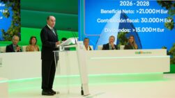 Ignacio Sánchez Galán en la Junta General de Accionistas de 2026.