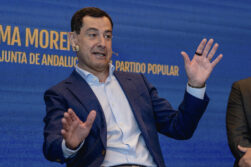 El presidente de la Junta de Andalucía, Juanma Moreno