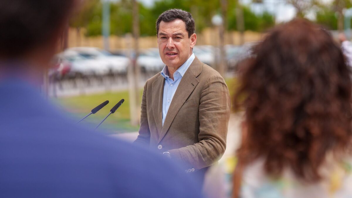 El presidente de la Junta de Andalucía en funciones, Juanma Moreno.