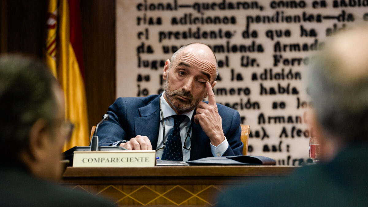 El empresario Julio Martínez comparece ante la Comisión de Investigación del ‘caso Koldo’. Europa Press