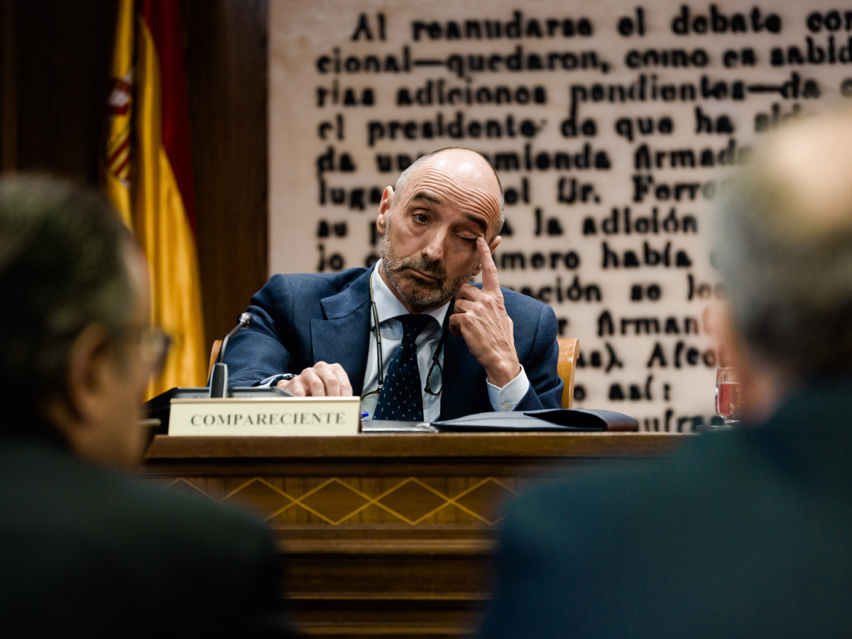 El empresario Julio Martínez comparece ante la Comisión de Investigación del ‘caso Koldo’. Europa Press