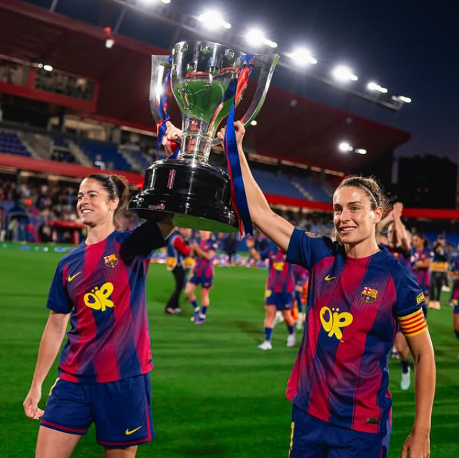 Las jugadoras del FC Barcelona, Alexia Putellas y Marta Torrejón