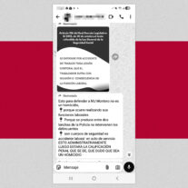 Los mensajes difundidos por el grupo parlamentario socialista y el PSOE