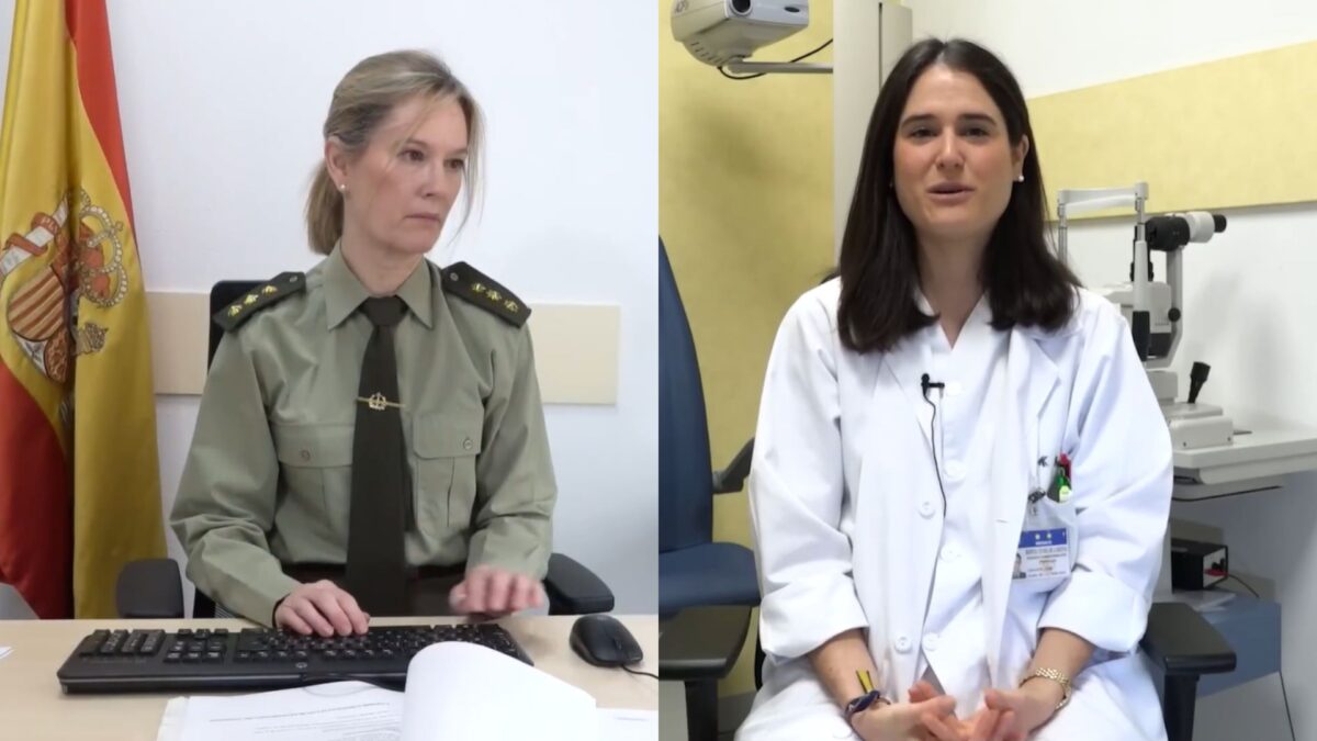 Mercedes Alba y Mercedes Gragera, madre e hija en los Cuerpos Comunes