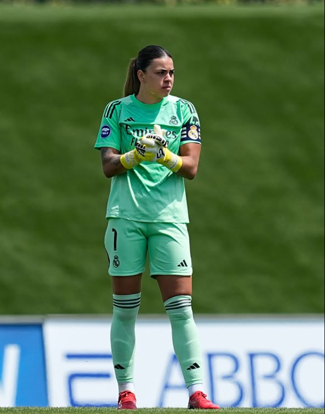 Misa Rodríguez durante su último partido con el Real Madrid
