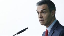 El presidente del Ejecutivo, Pedro Sánchez