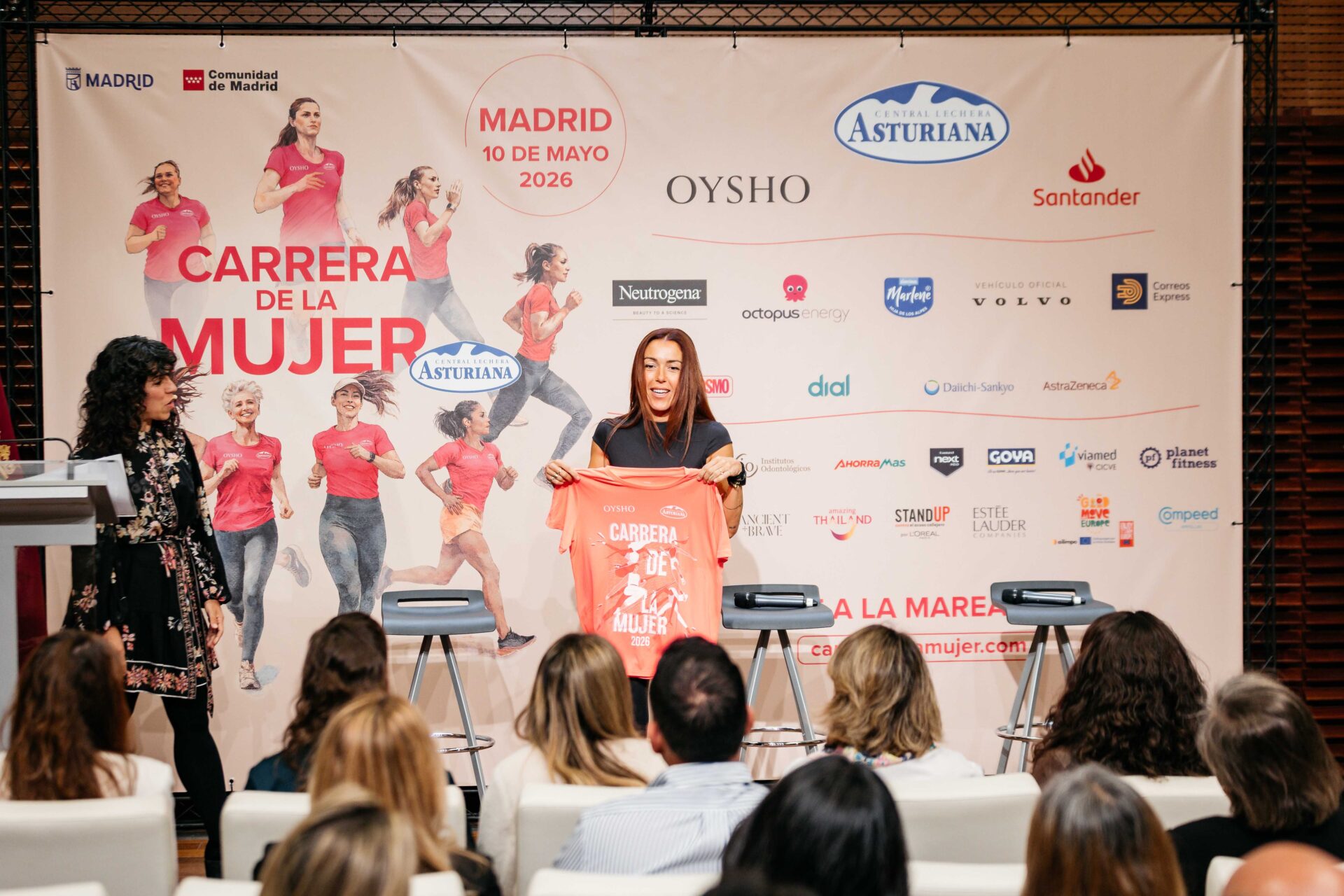 La entrenadora del running club de Oysho, Andrea de Alaya