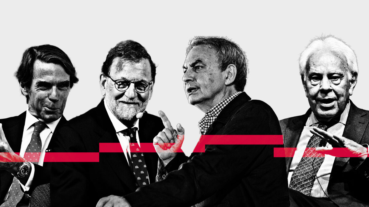 Aznar, Rajoy, Zapatero y González