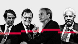 Aznar, Rajoy, Zapatero y González