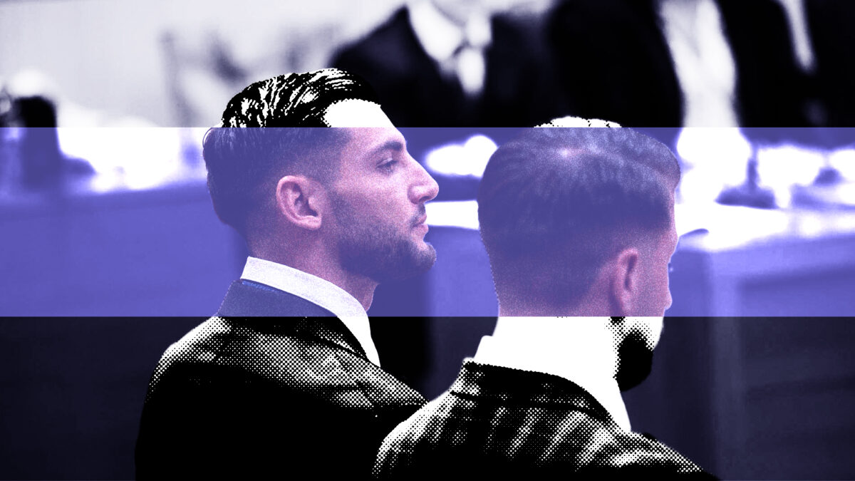 Los futbolistas Rafa Mir y Pablo Jara, en el juicio por agresión sexual celebrado este miércoles en Valencia