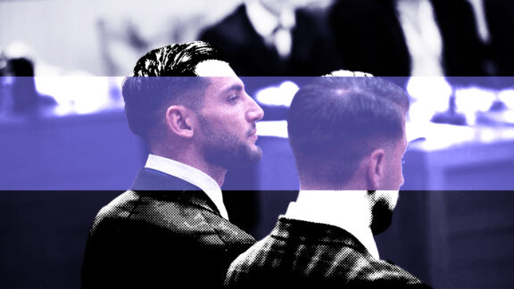 Los futbolistas Rafa Mir y Pablo Jara, en el juicio por agresión sexual celebrado este miércoles en Valencia