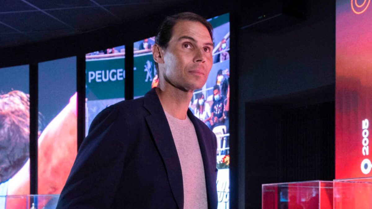 El extenista Rafa Nadal presenta el nuevo museo de su academia. EFE/ Cati Cladera