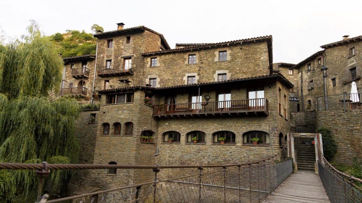 El puente colgante de Rupit.